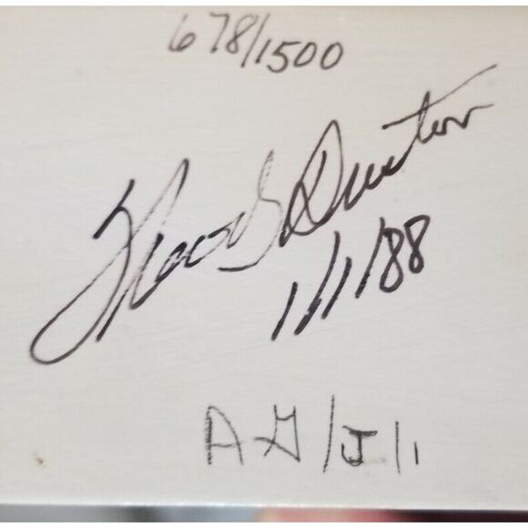 Signed Sebastian Miniatures 50th Anniversary 1988 Number 678 Portrait Pilgrim - Picture 7 of 9